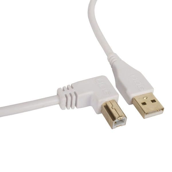 UDG Ultimate Audio Cable USB A-B White Angled - Image 2