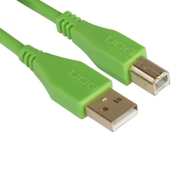 UDG Ultimate Audio Cable USB A-B Green Straight - Image 2
